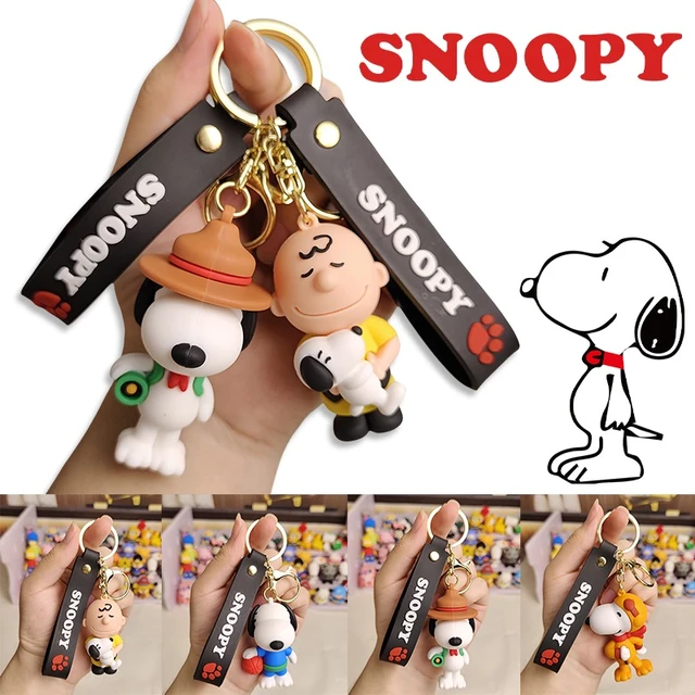 Snoopy Keychain Keychain Cartoon Doll Keychain Cute Backpack Car