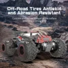 JJRC Q105 1:18 20 Km/h 2.4GHz Double Motors Drive Climbing With LED Light Off Road Remote Control Cars Drift Monster Truck Toys 6