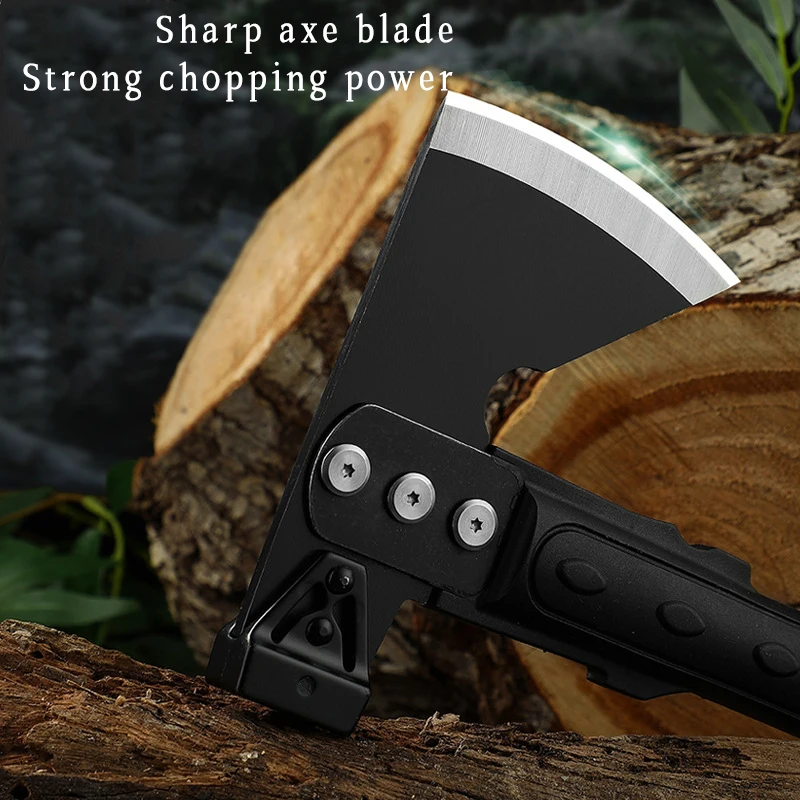 Lifesaving tools, logging and chopping wood, multifunctional outdoor tools, camping and firefighting axes, mountain axes, etc 3