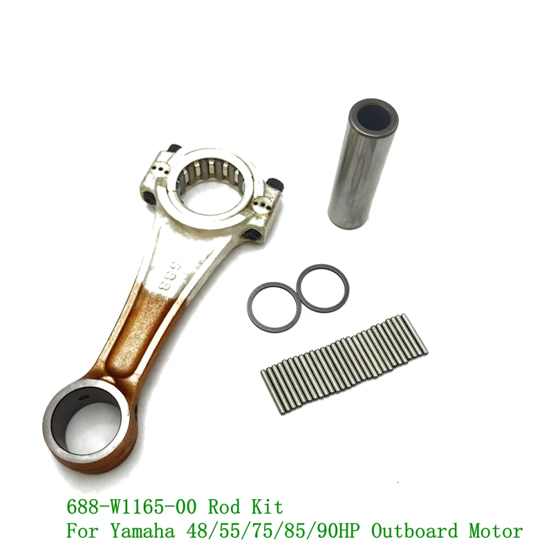 

688-W1165-00 Connecting Rod Assy For Yamaha Outboard 48HP 85HP 75HP With 93310-730V8 93603-21111 663-11633-00 688-11650-03