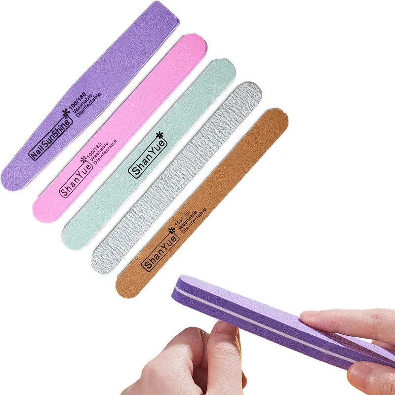 

6Pcs/Lot Professional Nail Art Files Kit Flower Buffer Polish Sanding Nails Tips Manicure Pedicure Tools Salon Accessory 180/180