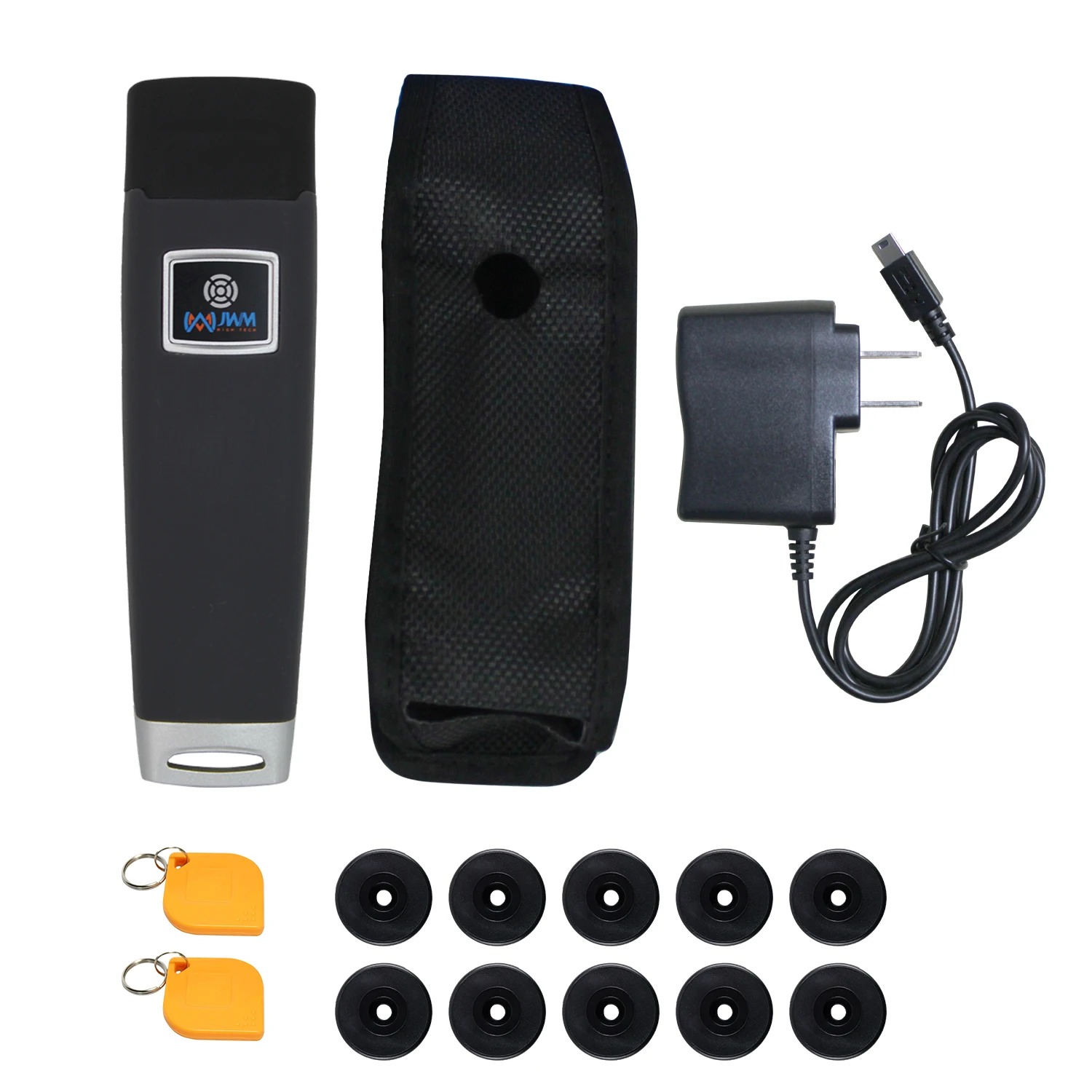 JWM Guard Patrol System, 125kHz RFID Guard Tour Checkpoint Wand with LCD Screen, Tour Security Systems