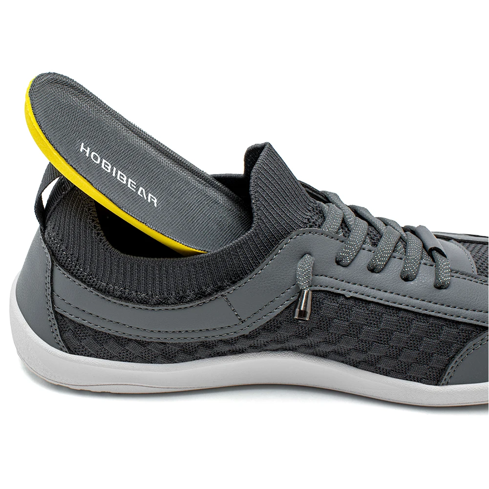 HOBIBEAR Baskets minimalistes unisexes pieds nus, bout large et sans drop, légères, respirantes et faciles à enfiler pour la marche et les activités de plein air_voghion.com