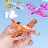10-1Pcs Mini DIY Hand Throw Flying Glider Planes Kids Game Toys Foam Airplane Party Favors Gift Outdoor Launch Fighter Toy 2