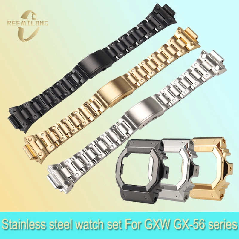 Bargain Elegant Stainless Steel 20 mm Replacement Watch Band G-30817-D_K0014256 main image 1
