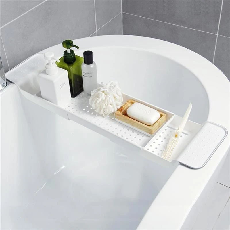 Bathtub Tray Expandable Tub Rack Over Adjustable