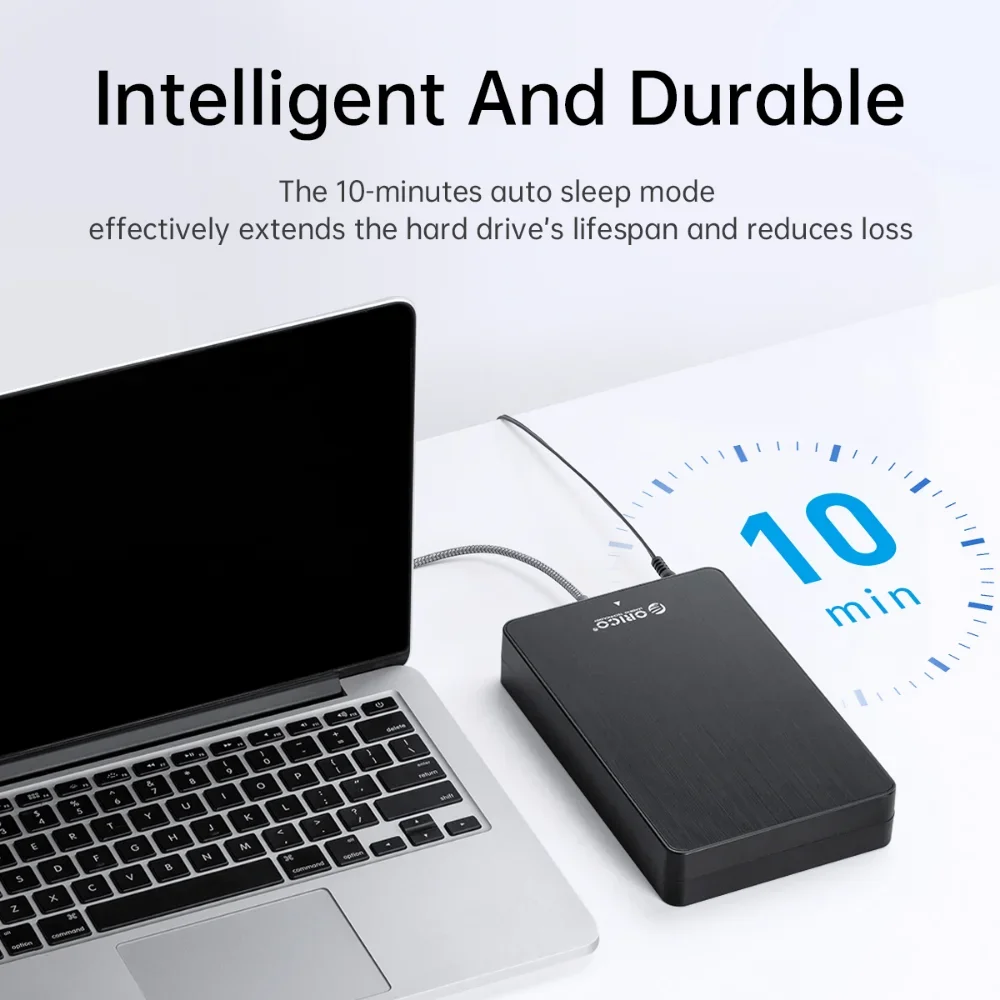 Case-capa de Disco Rígido Externo de 3.5 com Adaptador de Alimentação 12v Suporte de 18tb Hdd para Usb c ps de Hdd - Imagem 3