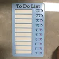To Do List Blank BU