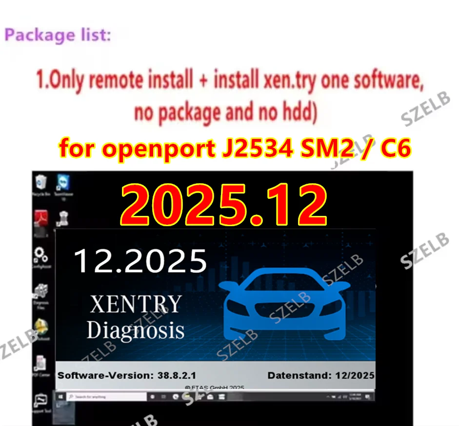 Xentry 2025.12 passthru / XDOS Full Version forMercedes-Benz