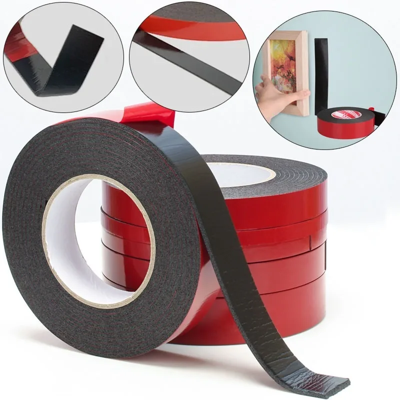 10M Heavy Strong Double Sided Tape Adesivo In Schiuma Acrilica A Due Facce Per Auto Home Indoor Outdoor Decor Impermeabile Ad Alta Temperatura