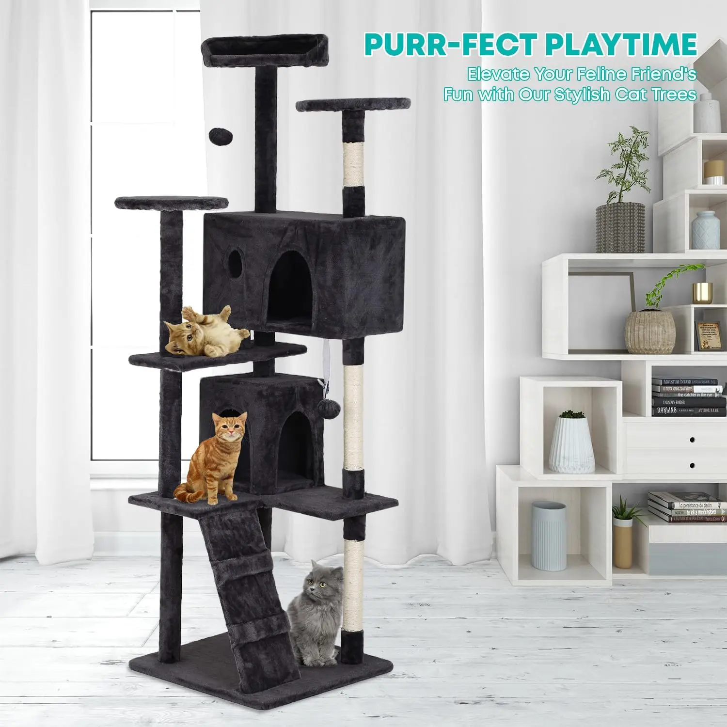 Cat tree tower image 2
