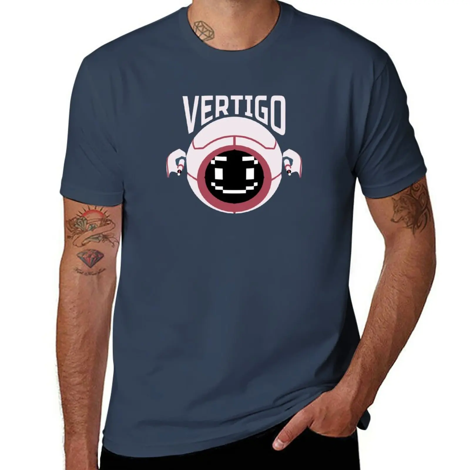 

New Vertigo Classic Drone T-Shirt kawaii clothes Aesthetic clothing anime mens clothes