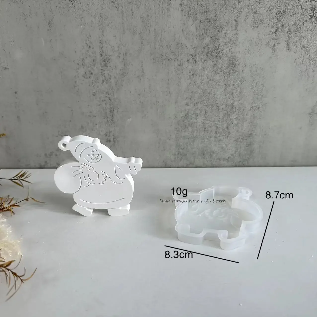 Stampi Natalizi 3 Stampi In Silicone A Forma Di Alce Per
