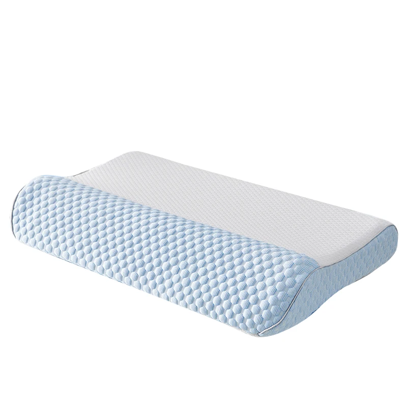 כרית לטקס טבעית עם מכסה כותנה אורגנית זיכרון כרית צוואר למבוגרים כרית מיטה לשינה להקלה מכאבי צוואר