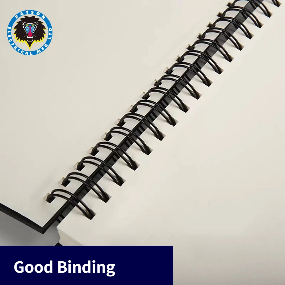 50pcs Double Loop Wire for Binding Machine Hole Punch Materials is Metal A4 Ring, 3:1, for Office Accessories School Supplies
