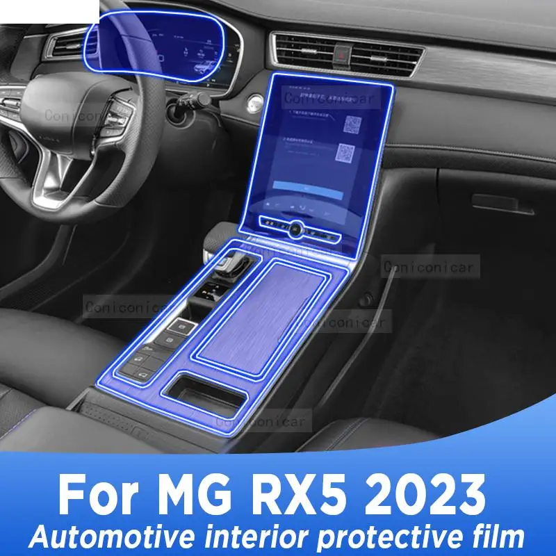 

Для MG RX5 2023 панель редуктора навигации Автомобильный интерьерный экран аксессуары для защиты от царапин