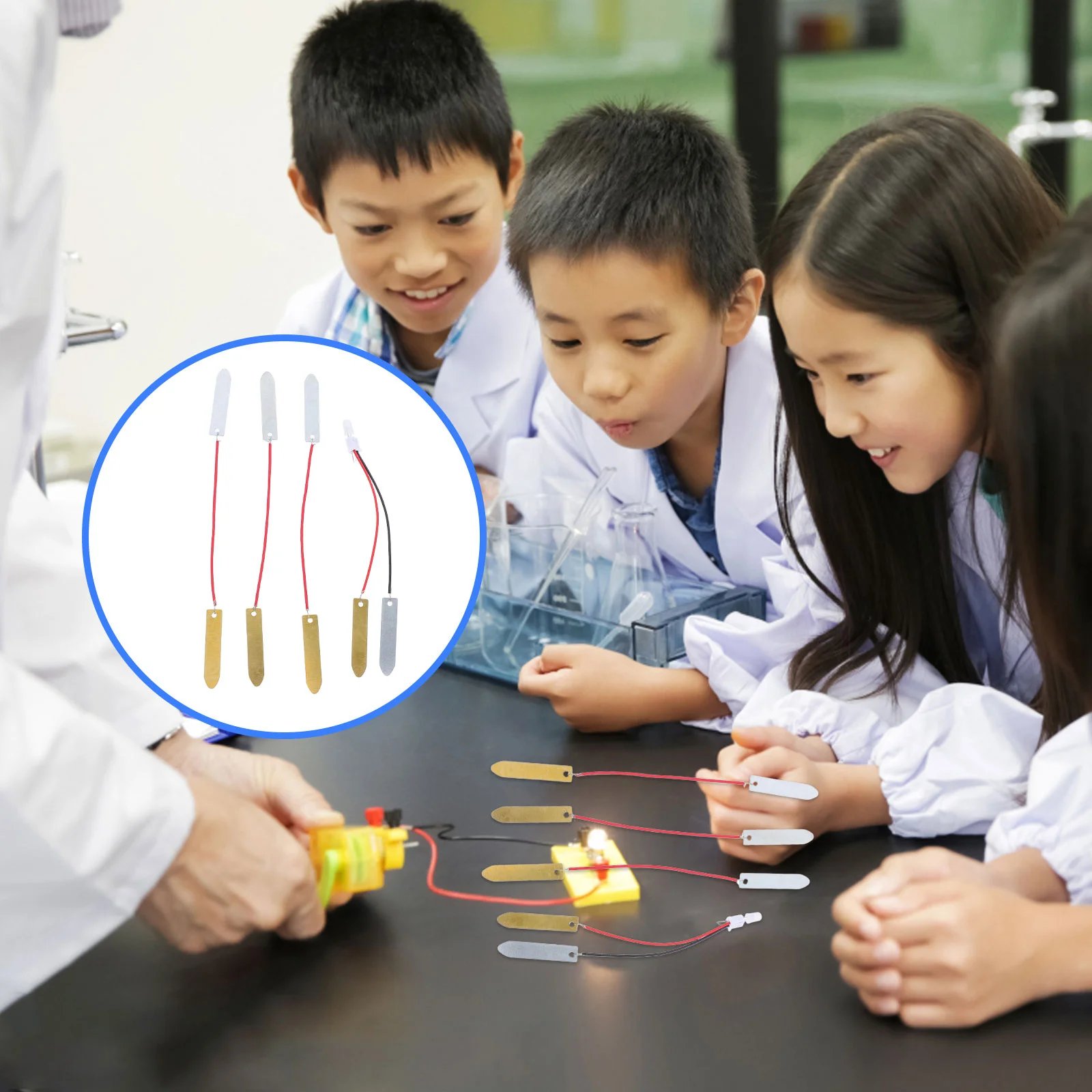 Fruit Material Small Science Experiments Electronic Toys Kit Electrical Circuit Kids Electricity Batteries