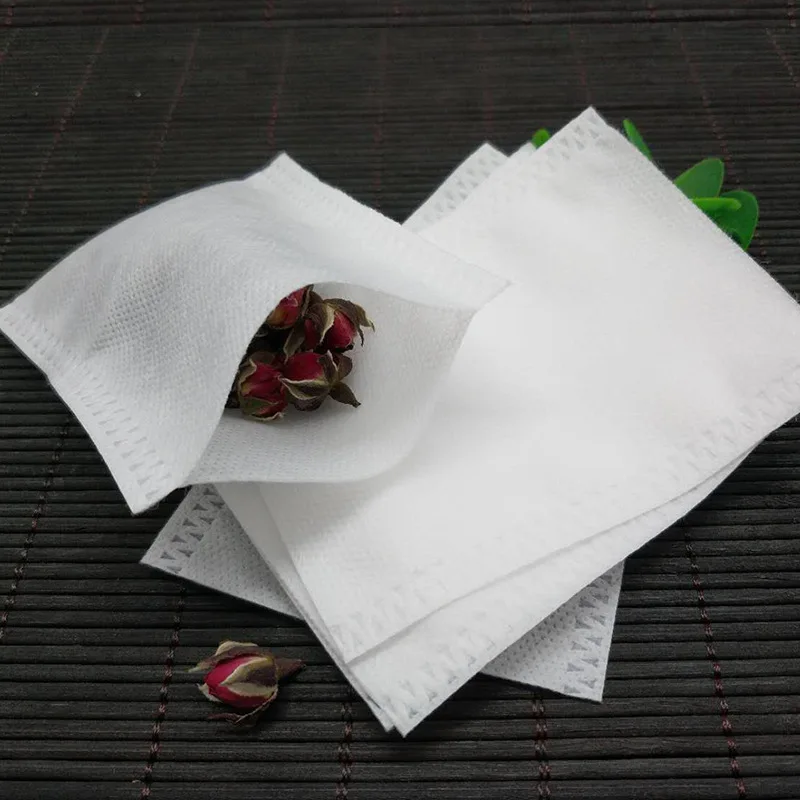 Non-Woven Fabric One-Time Filter Draw Line Tea Bag disposable tea filter bags disposable tea bags 100pcs