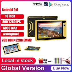 64-bit 10.1inch Tablet PC Android 9.0 Waterproof IPS 800*1280 MIPI interface Compatible with FHD MTK6761 Laptop Quad-core A53