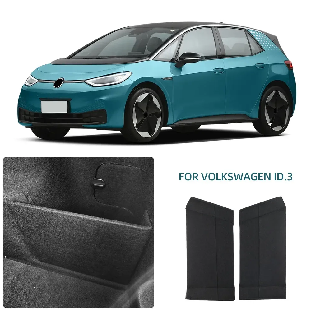 Caja de almacenamiento de particiones de maletero de coche, caja integrada para Volkswagen VW ID3 ID.3 2021-2025, acceso