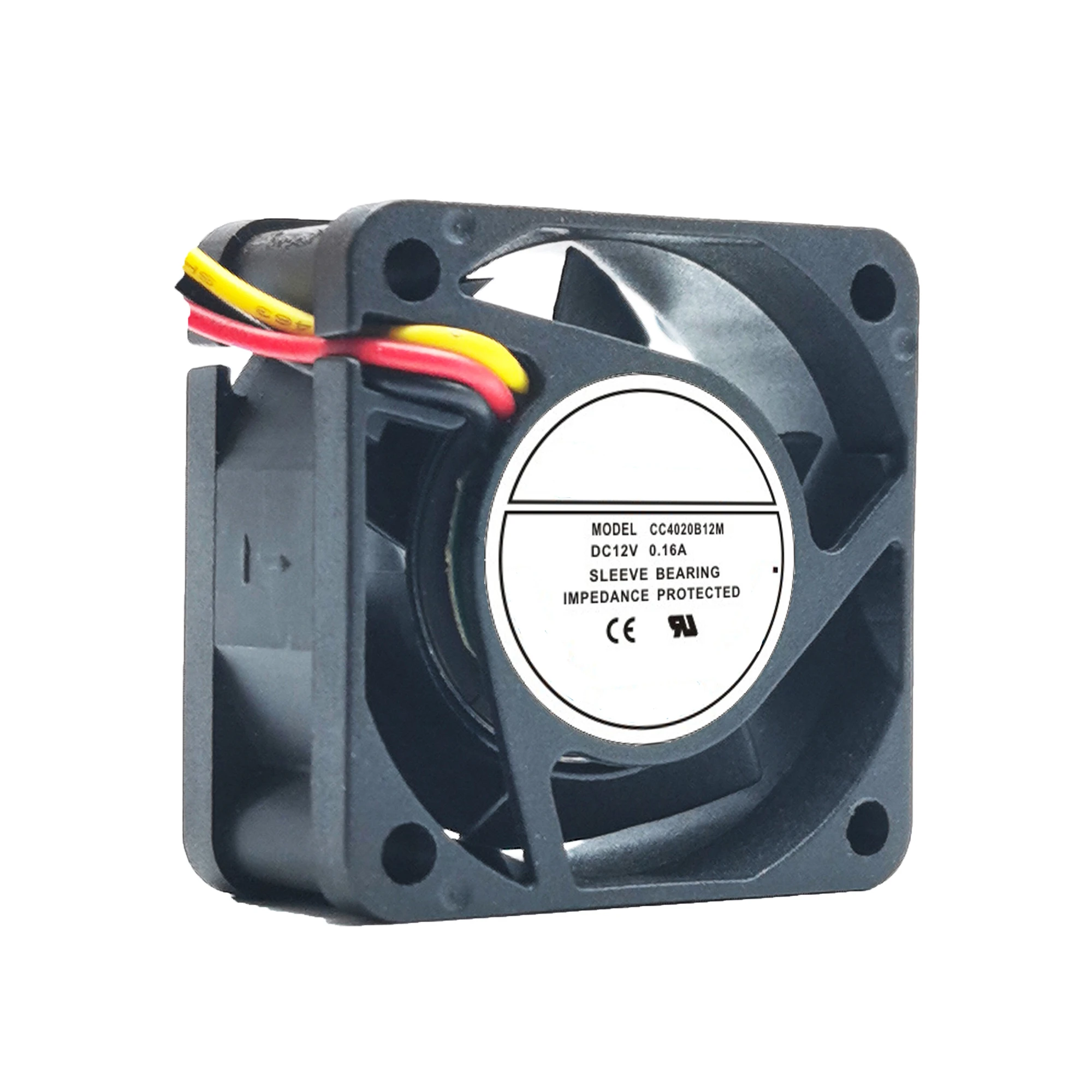 Cooling Fan CC4020B12M DC12V 0.16A 4cm 4020 40x20x20mm 3-Wire