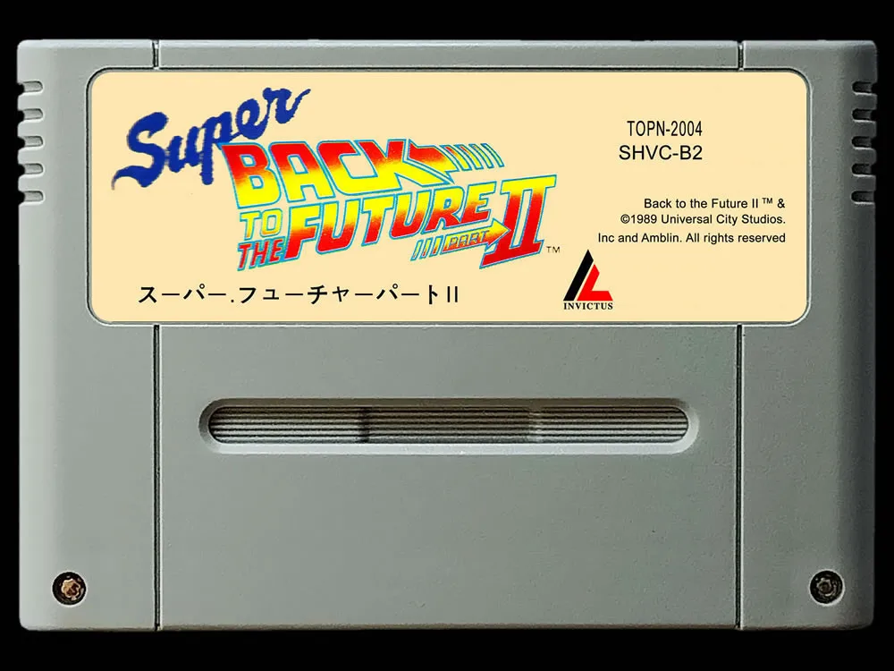 game cards : SUPER BACK TO THE FUTURE part 2 ( Japanese NTSC Version!! )