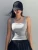 Camisole Tank Soft Top For Women Summer Outfits Tight And Sexy Tank Top Knitted Bottom Shirt And Sleeveless Top For Outerwear