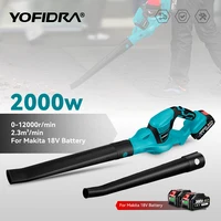Yofidra Electric Blower Cordless Efficient Leaf Snow Dust Blowing Blower Garden Cleaning Tool For Makita 18V Battery 1
