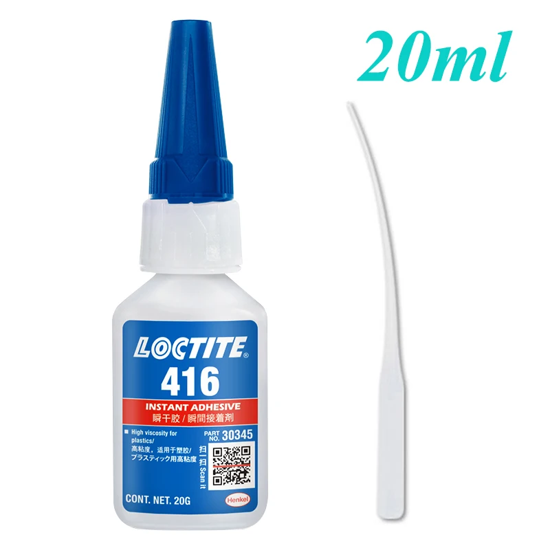 20g Loctite 406 Super Glue Instant Adhesive Universal Type Sticky Plastic  Rubber Quick-drying Glue