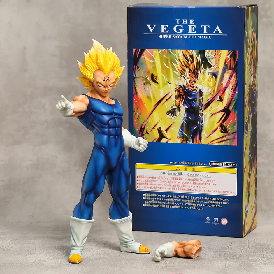 35cm dragon ball grandista nero majin vegeta modelo figura boneca
