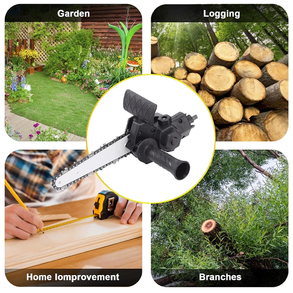 6-inch Electric Chain Saw, Cordless Pruning Saw Adapter, Household Multifunctional Mini Electric Saw, Woodworking Cutting Tools, 6
