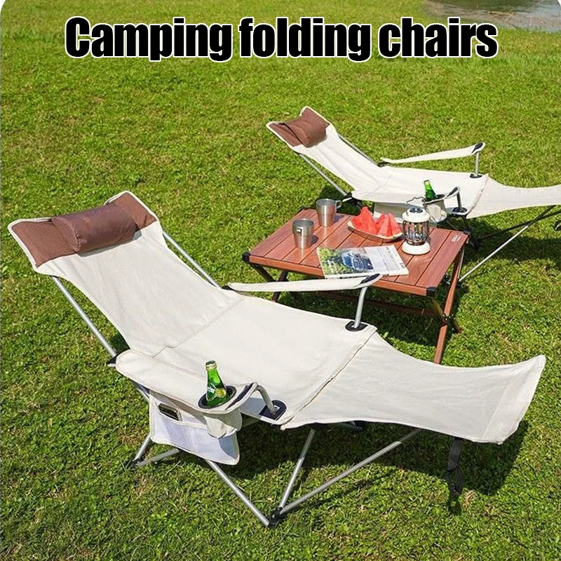 

Outdoor Folding Chair Beach Chair Recliner Adjustable Portable Camping Picnic Chairs Casual Fishing chair Director Chair