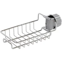 Kitchen Stainless Steel Sink Drain Rack Sponge Storage Faucet Holder Soap Drainer Towel Rack Shelf Organizer Kitchen Accessories 5