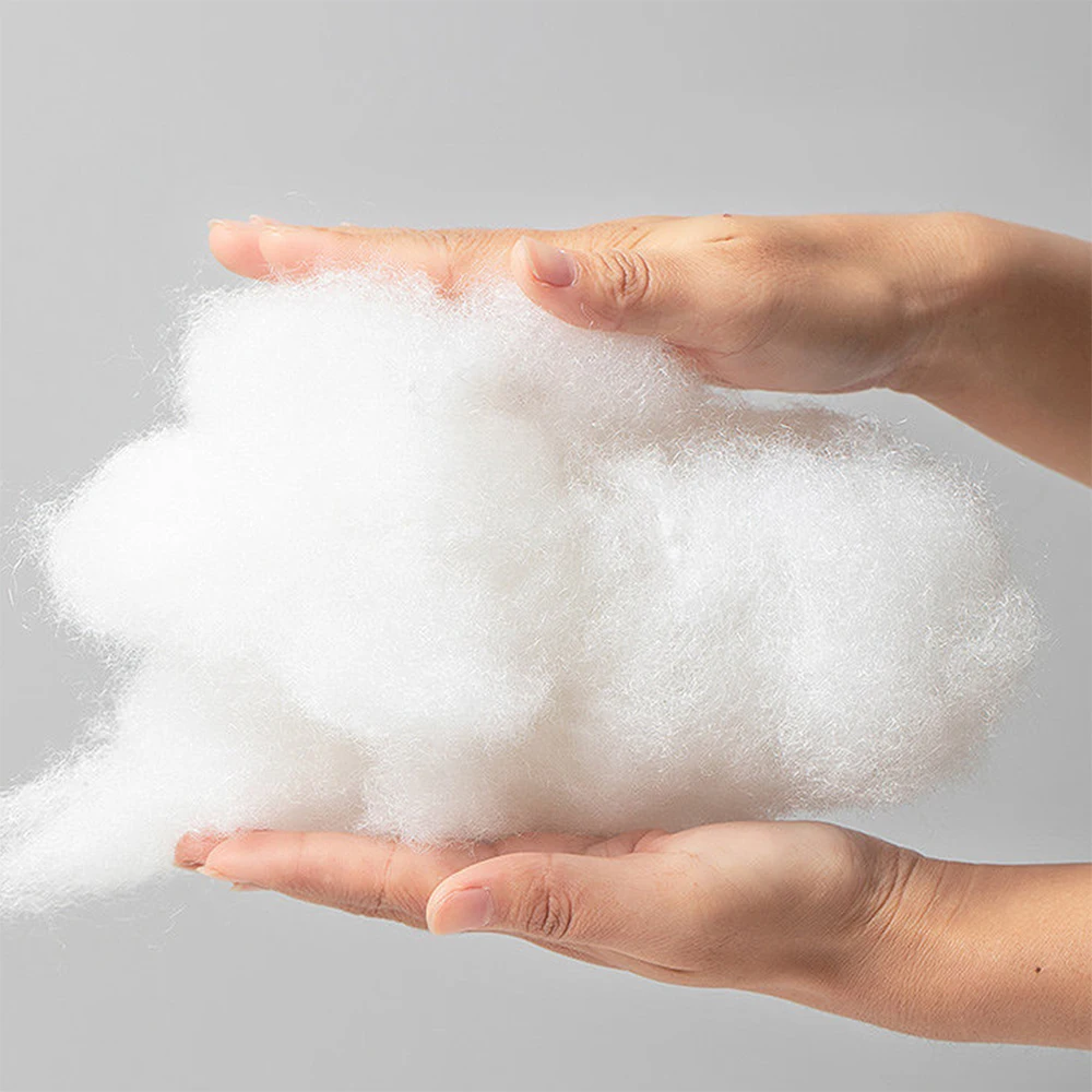 Polyester Fiber, Premium Fiber Fill, High Resilience Fiber, Stuffing for Small Dolls Part Pillow Comforter DIY, Recyclable