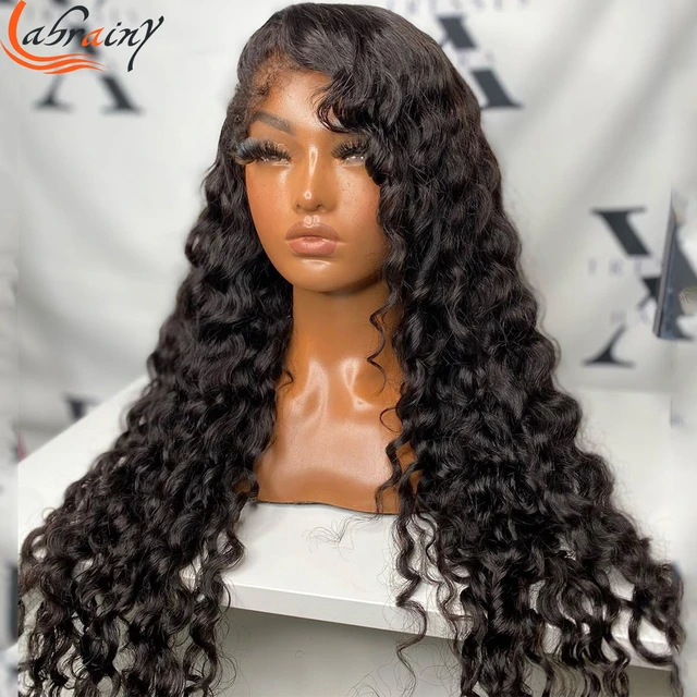 Perruque Lace Frontal Wig 360 Brésilienne Bouclée, Cheveux