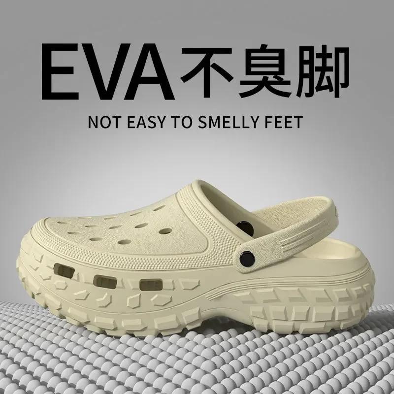 Women Sandals Men Platform Summer Closed Toe Non slip Beach Sandals Lightweight Soft Bottom for Home women sandals