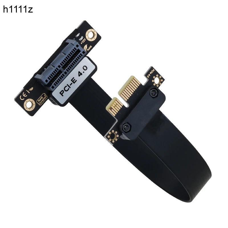 Cavo riser extender PCIE X1 16Gbps PCI Express 4.0 Cavo a nastro di prolunga da X1 a X1 20 cm PCIE 1X Scheda riser Accessorio per PC desktop