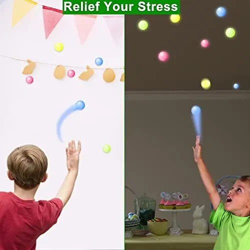 Lysande studsbollar för vägg stressavlastande sensorisk leksak_voghion.com