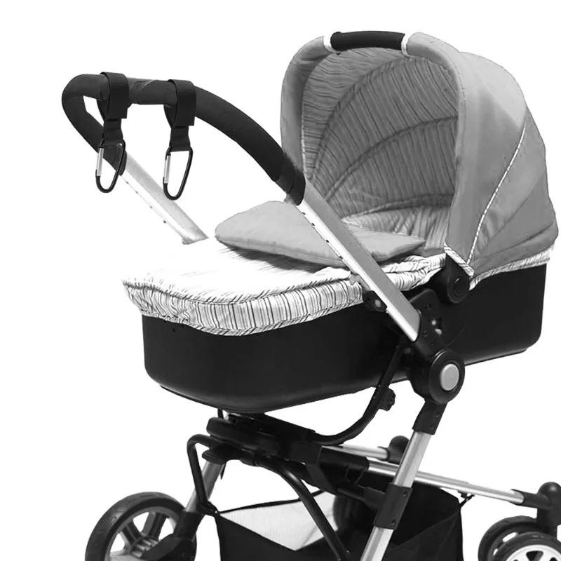 Baby Stroller Accessories Shopping Cart Hooks Multifunctional Baby Stroller Hook Outdoor Clothes Rack Metal Convenient Hook - 6