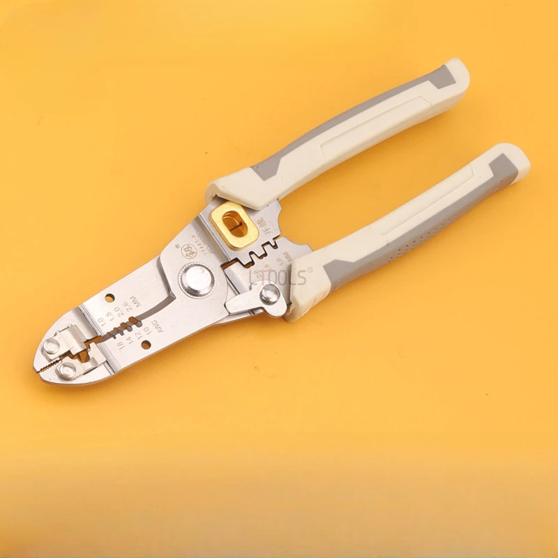 

8 дюймов многофункциональные плоскогубцы для зачистки проводов из нержавеющей стали электрика ОБЖИМНАЯ линия разделительная линия многофункциональные плоскогубцы