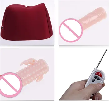 Sex Machine Chair with 2 Pcs Dildos Female Automatic Telescopic Vibrator Masturbation Sex Toys Mimic Ejaculation Massager 5