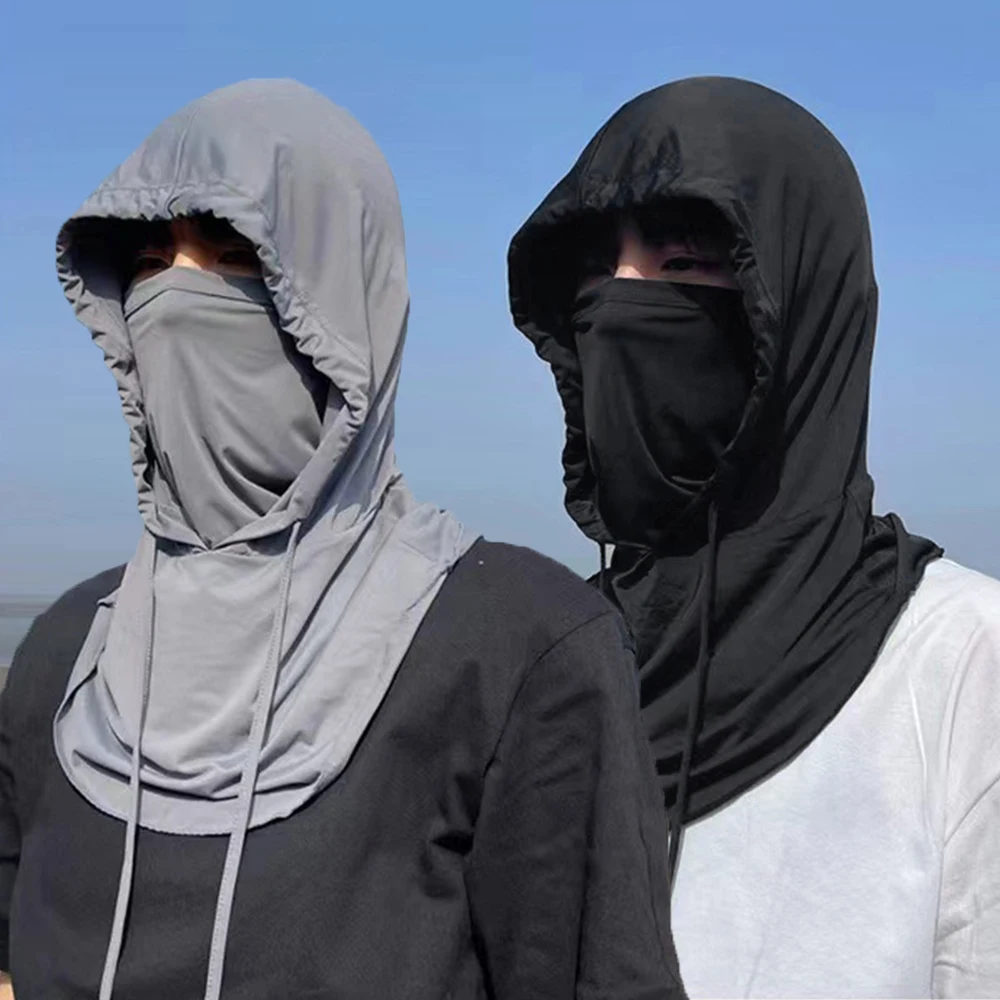 Neck Wrap Ice Silk Sunscreen Mask Sunscreen Mask Face Mask Ice Silk Mask Bandana Neck Cover New Neck Cover Anti-UV Sunscreen Face Mask Men Unsiex Cycling Fishing Ice Silk Half Face Cover UV Protection Neck Wrap