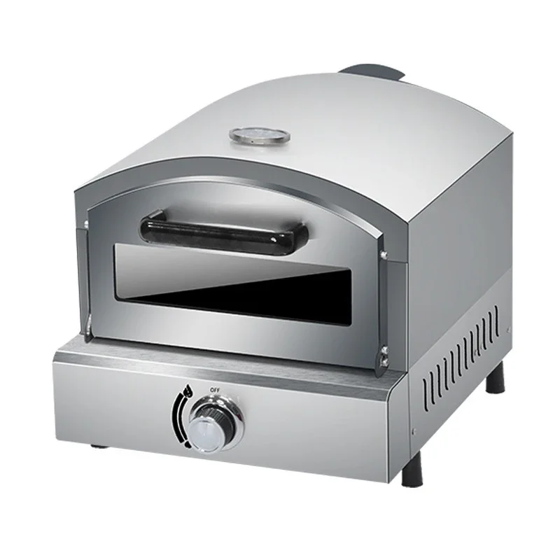 Gas Stainless Steel Grilled Steak Machine Pizza Oven Commercial Outdoor Baking Oven for Sale 10L 2