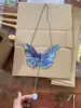 Acrylic Sun Catcher Colorful Butterfly Rainbow Catcher Hangable Wind Chime Window Pendant Garden Decoration Outdoor 4