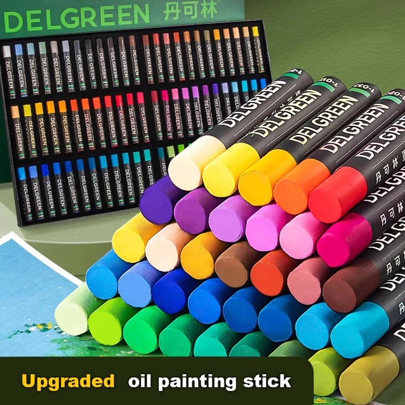 24/36/48/72 Colors Oil Painting Stick Set Heavy Color Ultra Soft Oil Pastel Children DIY Various Painting Style Art Supplies