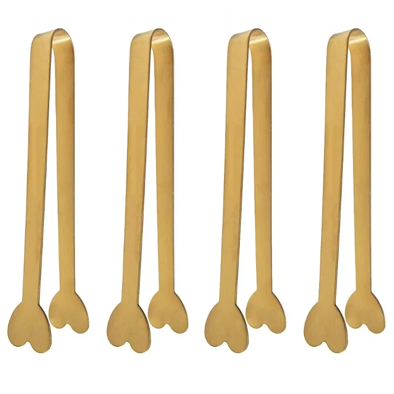 2025 New 4/6PCS Stainless Steel Sugar Cube Clip Coffee Clip Coffee Shop Kitchen Creative Ice Clip Food Clip Rock Sugar Clip