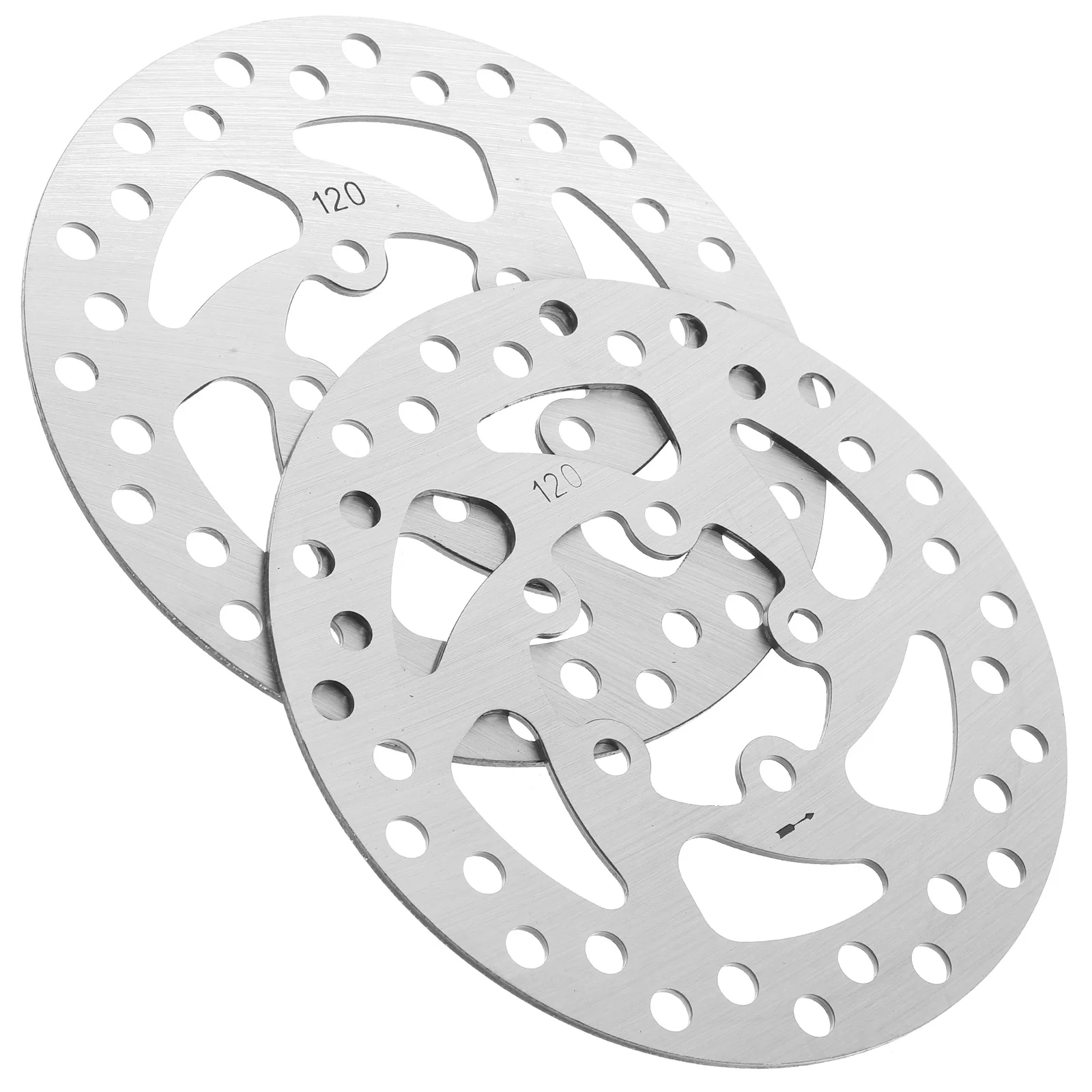 

2 Pcs Brake Disc Bicycles Bikes Cassette Stainless Steel Rotor Replaceable Parts Scooter Accessory
