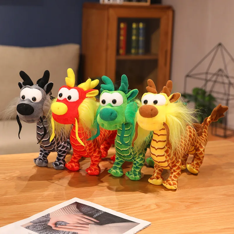 

Hot Cartoon Simulation Dragon Plush Toys Kawaii Stuffed Plush Toys Kids Animals Soft Pillow Decor Christmas Gifts For Children