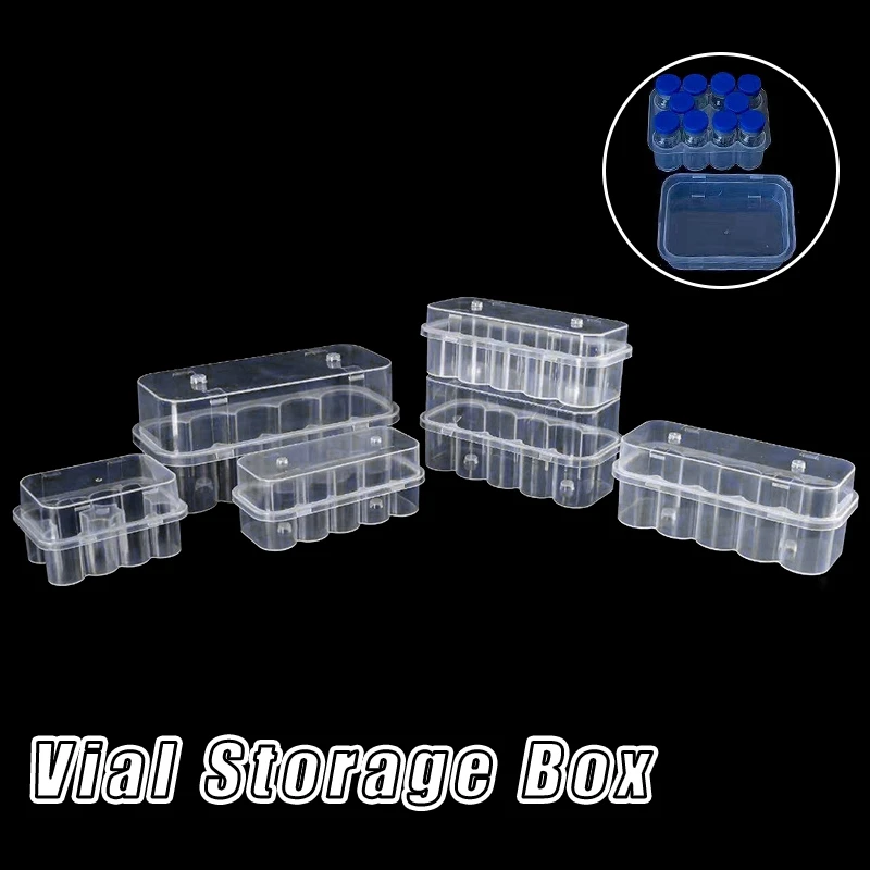 Clear Peptide Vial Storage Box For Laboratory And Personal Use_voghion.com
