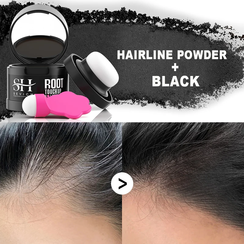 2024New Hairline Powder 4G Sevich Hair Root Cover Up Waterproof Instant Modificato Repair Hair Shadow Powder Makeup Hair Concealer